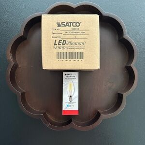 Satco LED 4W Torpedo Light Bulbs ~ Box of 6